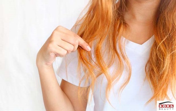 علت زرد شدن مو بعد از کراتینه چیست؟ علت نارنجی شدن آن چیست؟ شامپوی آبی استفاده کنیم یا شامپوی بنفش ؟ راه حل چیست؟