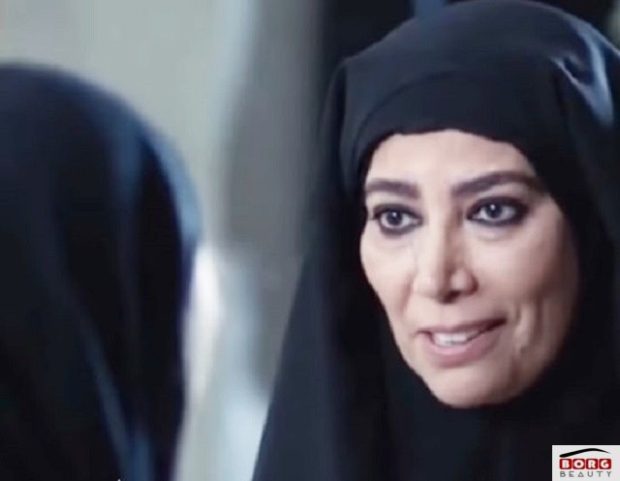 تیپ زن عرب بازیگر نقش ام عبیده در سریال سقوط arab