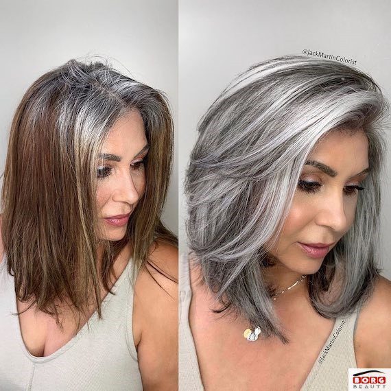 برطرف کردن موهای خاکستری سر