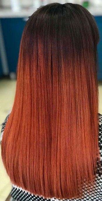 کاراملی سالن زیبایی بورگ پردیس رنگ موی مسی 1403 بیش از 30مدل برای انتخاب رنگ مو در شب عید