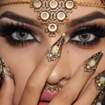 میکاپ خلیجی و عربی و انواع آن